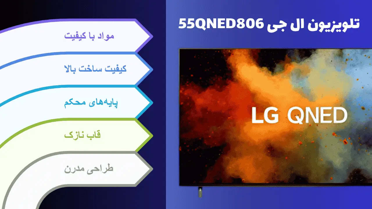 قابلیت‌ گیمینگ تلویزیون ال جی ۵۵ اینچ مدل 55QNED806